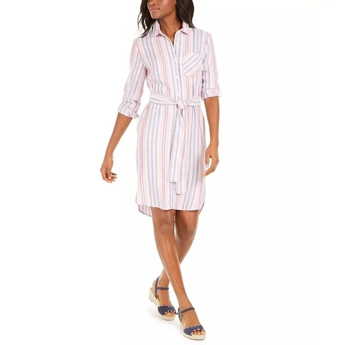 Tommy Hilfiger Women's Striped Shirtdress Assorted Size 14