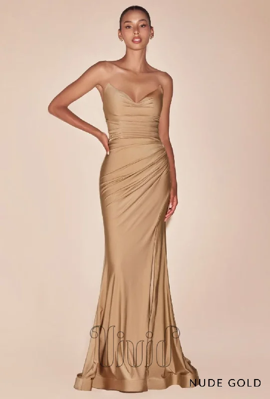 Kiara Strapless Gown